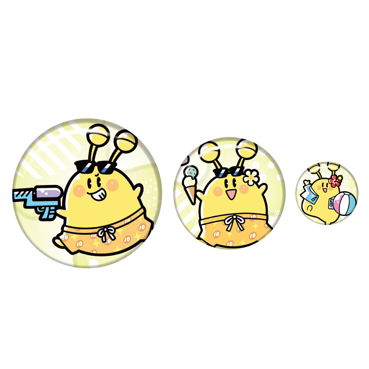 缶バッジ3個SET ごんかね