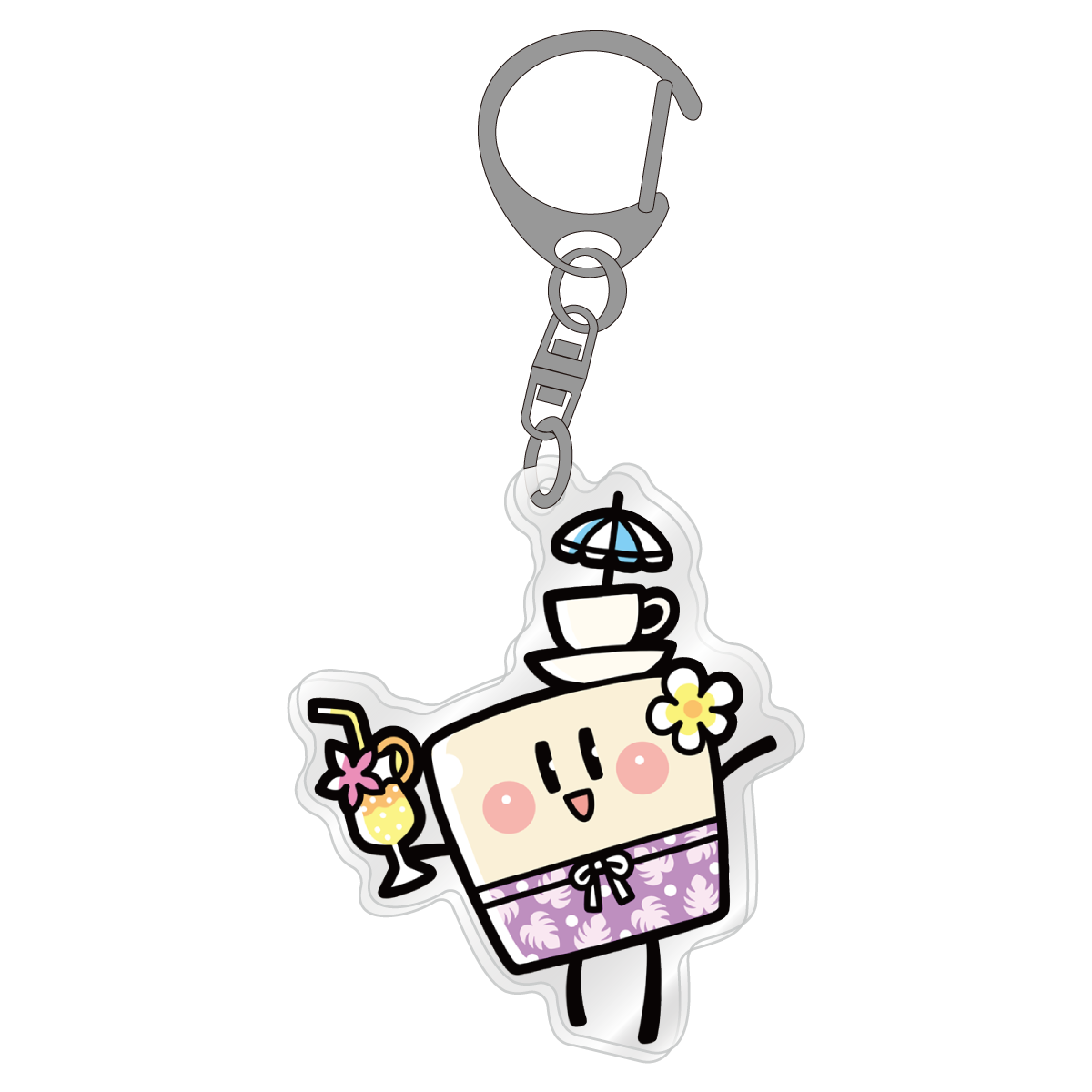 アクリルキーホルダーA んそめ