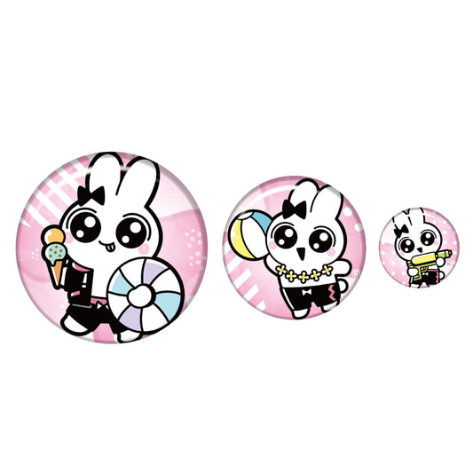 缶バッジ3個SET　げんぴょん