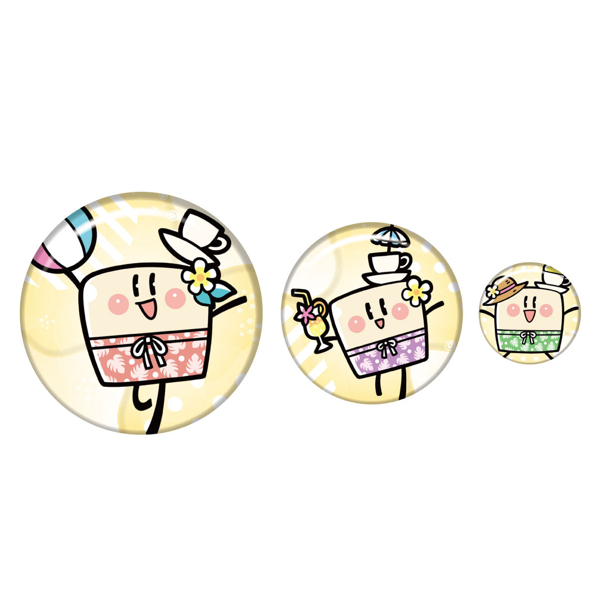 缶バッジ3個SET　んそめ